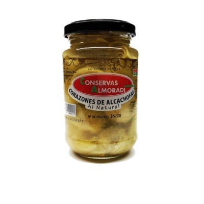 ALCACHOFAS T. CRISTAL 16/20F. 350ML ALMORADI