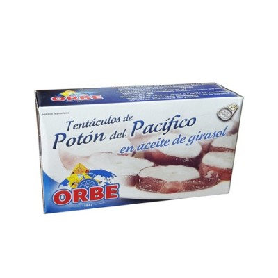 TENTÁCULOS DE POTÓN DEL PACÍFICO EN ACEITE VEGETAL ORBE