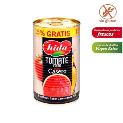 TOMATE FRITO 460G. +15% GRATIS HIDA