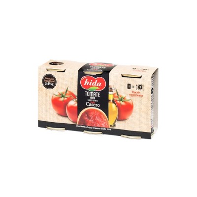 TOMATE FRITO PACK 3 LATAS HIDA