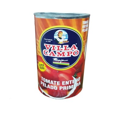 TOMATE NATURAL PELADO JUGO TOMATE 5KG. VILLACAMPO