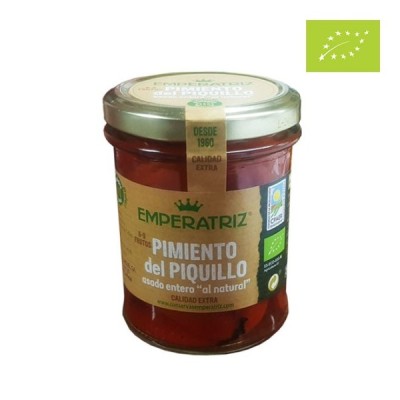 PIMIENTO  PIQUILLO ECOLÓGICO ASADO 6/9F 212 ml. EMPERATRIZ