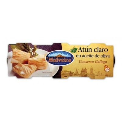 ATUN CLARO EN AC. OLIVA PACK3   MALVEIRA