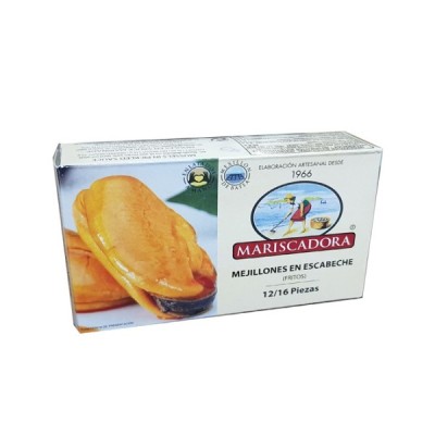 MEJILLON ESC. FRITO RIAS GALLEGAS 12/16 P. TAMAÑO PEQUEÑO MARISCADORA