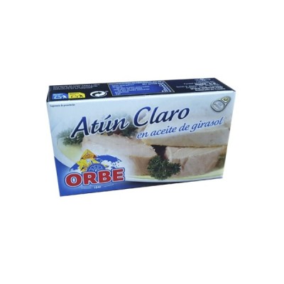 ATUN CLARO EN AC. GIRASOL 120G. ORBE
