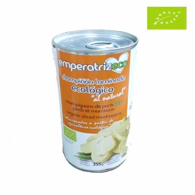 CHAMPIÑON ECOLÓGICO LAMINADO 355ML. EMPERATRIZ