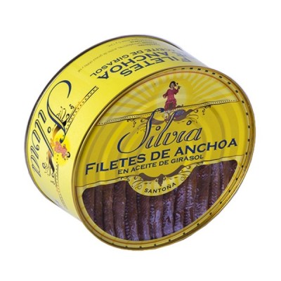 ANCHOA EN ACEITE DE GIRASOL 1Kg. SILVIA