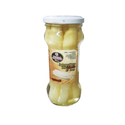 ESPARRAGO  BLANCO EXTRA 6/9 F. COJONUDOS GRUESOS 370 ML. VILLACAMPO