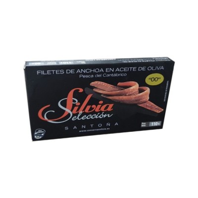 ANCHOA CANTÁBRICO SELECCIÓN 00 EN ACEITE DE OLIVA 100 GR. SILVIA