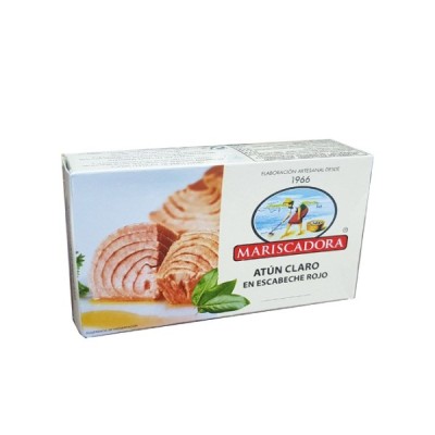 ATÚN CLARO EN ESCABECHE ROJO MARISCADORA