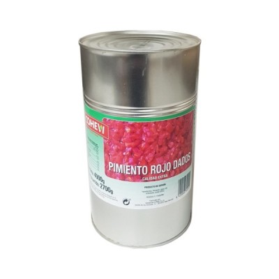 PIMIENTO ROJO EN DADOS 5 Kg. COHEVI
