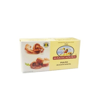 PULPO EN ACEITE VEGETAL 110 gr. MARISCADORA