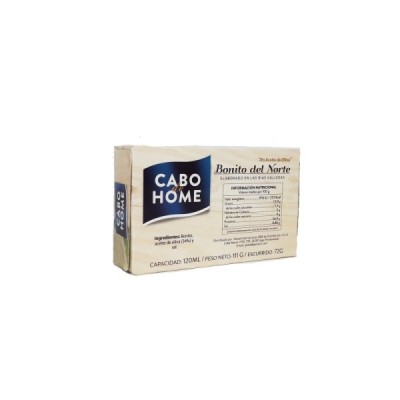 BONITO DEL NORTE EN ACEITE DE OLIVA 120 g. CABO DE HOME