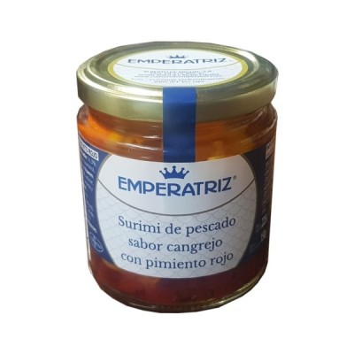 ENSALADA CANGREJO Y PIMIENTO FRASCO 250 ml.  EMPERATRIZ