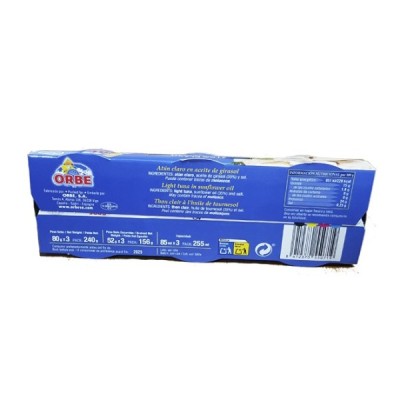 ATUN CLARO EN AC. DE GIRASOL PACK3 ORBE