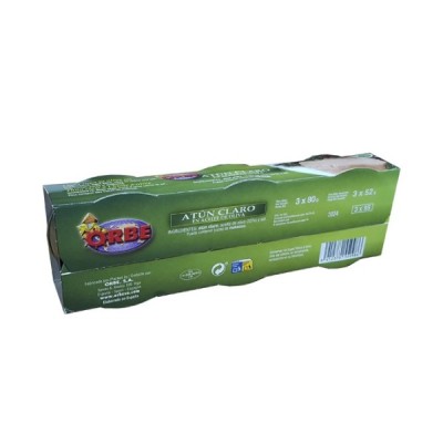 ATUN CLARO EN AC. OLIVA PACK3 LATAS ORBE
