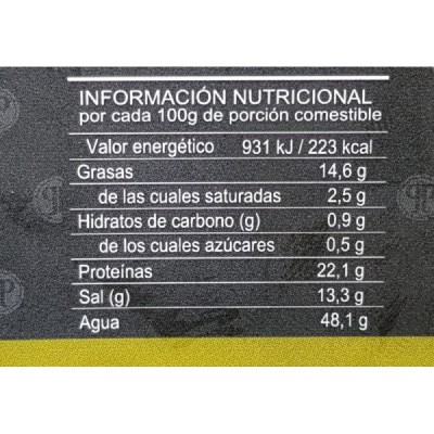 ANCHOA  CANTÁBRICO  CALIBRE 00 TARRINA DE 50 LOMOS BARRICA 54