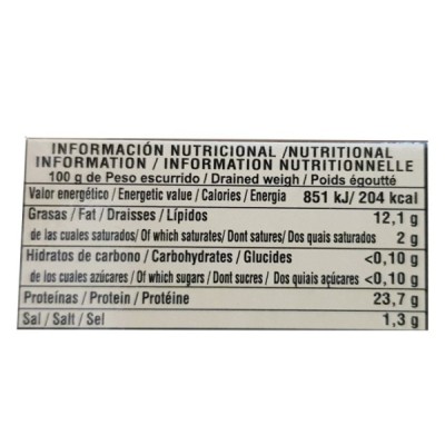ATÚN CLARO EN ACEITE DE OLIVA 120G. MARISCADORA