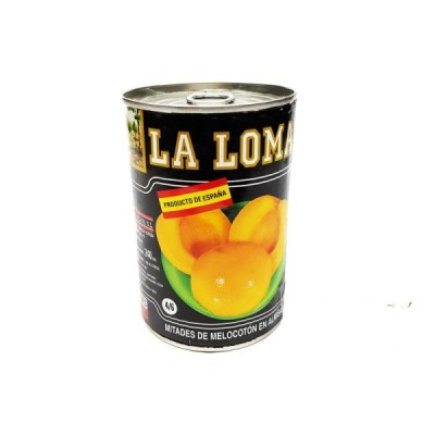 MELOCOTON EN ALMIBAR 0,5 KG. 4/6F. LA LOMA