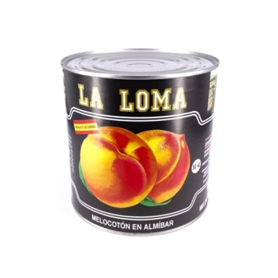 MELOCOTON EN ALMIBAR 3KG. 30/40F. LA LOMA