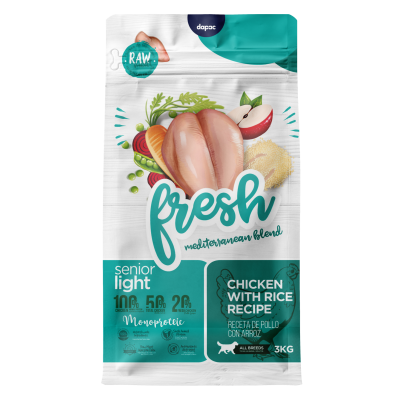 FRESH MEDITERRANEAN BLEND SENIOR LIGHT 3 KG.