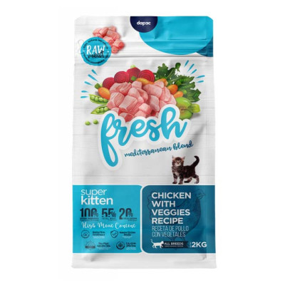 FRESH MEDITERRANEAN BLEND SUPER KITTEN 2 KG.