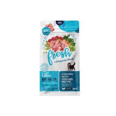 FRESH MEDITERRANEAN BLEND SUPER KITTEN 6 KG.