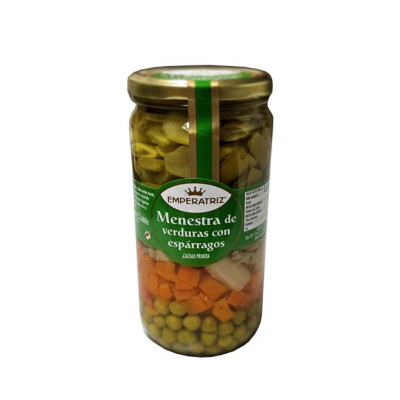 MENESTRA  DE VERDURAS CON ESPARRAGOS TARRO 720 ML. EMPERATRIZ