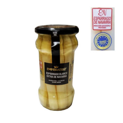 ESPÁRRAGO BLANCO D.O.NAVARRA 580 ML. 9/12F. EMPERATRIZ