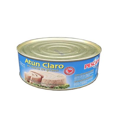 ATUN CLARO EN ACEITE DE GIRASOL 900 g. PESCAMAR