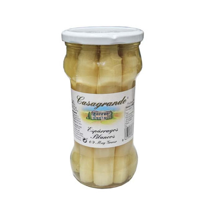 ESPARRAGO  BLANCO EXTRA 6/9 F. MUY GRUESOS 580 ML. CASAGRANDE